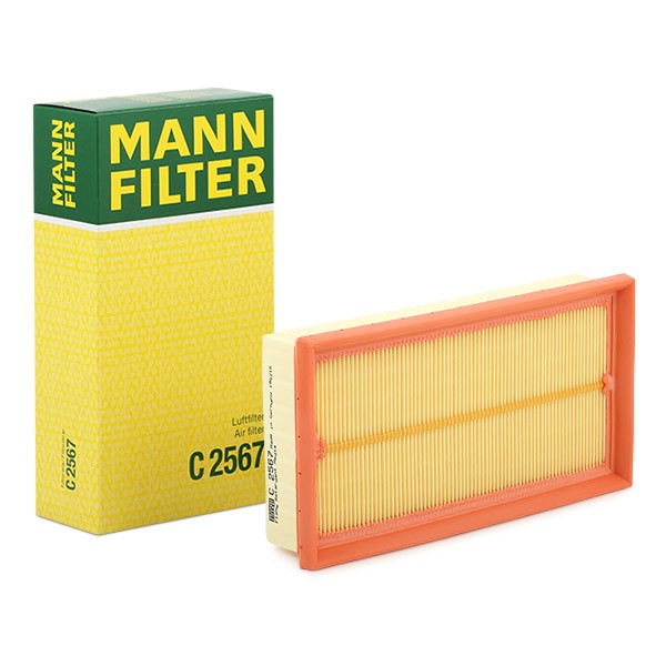 Peugeot 407 Air filters 961219 MANN-FILTER C 2567 online buy