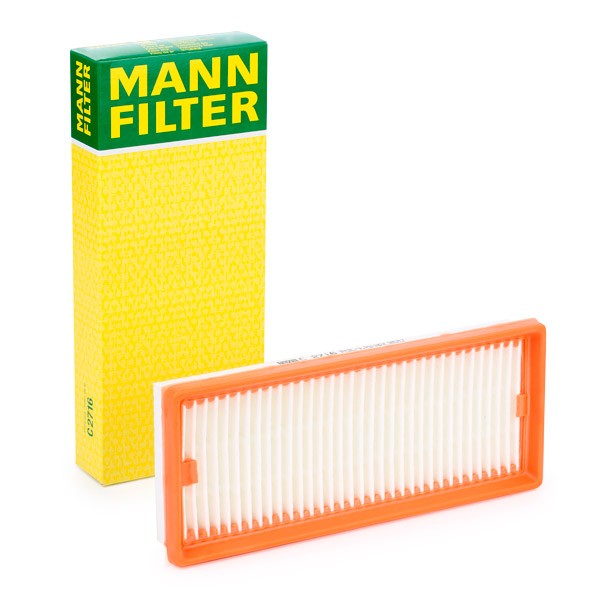 MANN-FILTER 36mm, 112mm, 270mm, Filter Insert Length: 270mm, Width: 112mm, Height: 36mm Engine air filter C 2716 buy