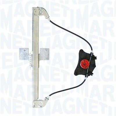 MAGNETI MARELLI 350103148200 Window regulator Right Rear, Operating Mode: Electric, without electric motor
