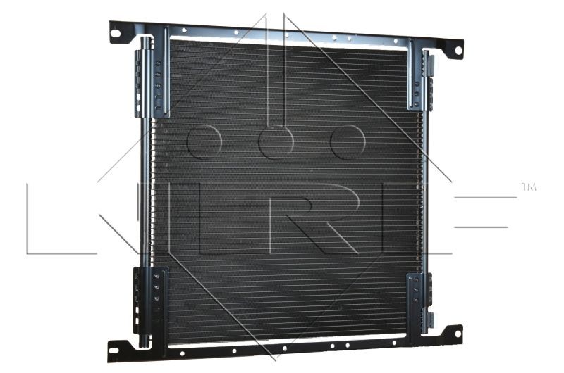 NRF Quality Grade: Easy Fit 350392 Air conditioning condenser with seal ring, 15,5mm, 10,1mm, Aluminium, 535mm