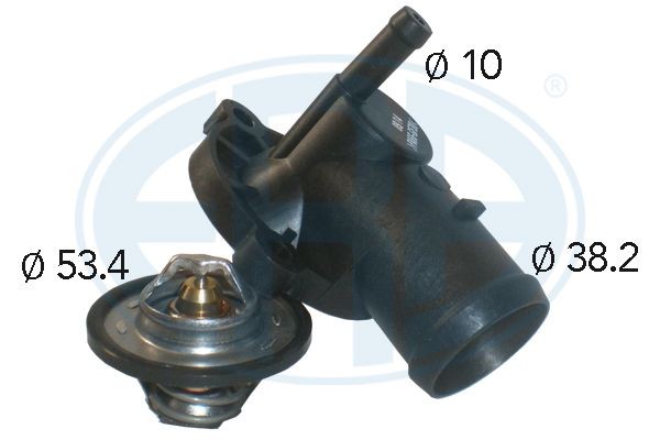 ERA Opening Temperature: 89°C, with seal, PA 66 GF 30, Plastic, with housing Thermostat, coolant 350414 buy