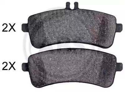 A.B.S. prepared for wear indicator Height 1: 68,2mm, Height 2: 58,1mm, Width 1: 146,2mm, Thickness 1: 18,5mm Brake pads 35086 buy