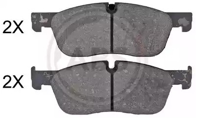 35101 A.B.S. Brake pad set LAND ROVER prepared for wear indicator