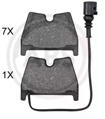 Great value for money - A.B.S. Brake pad set 35112