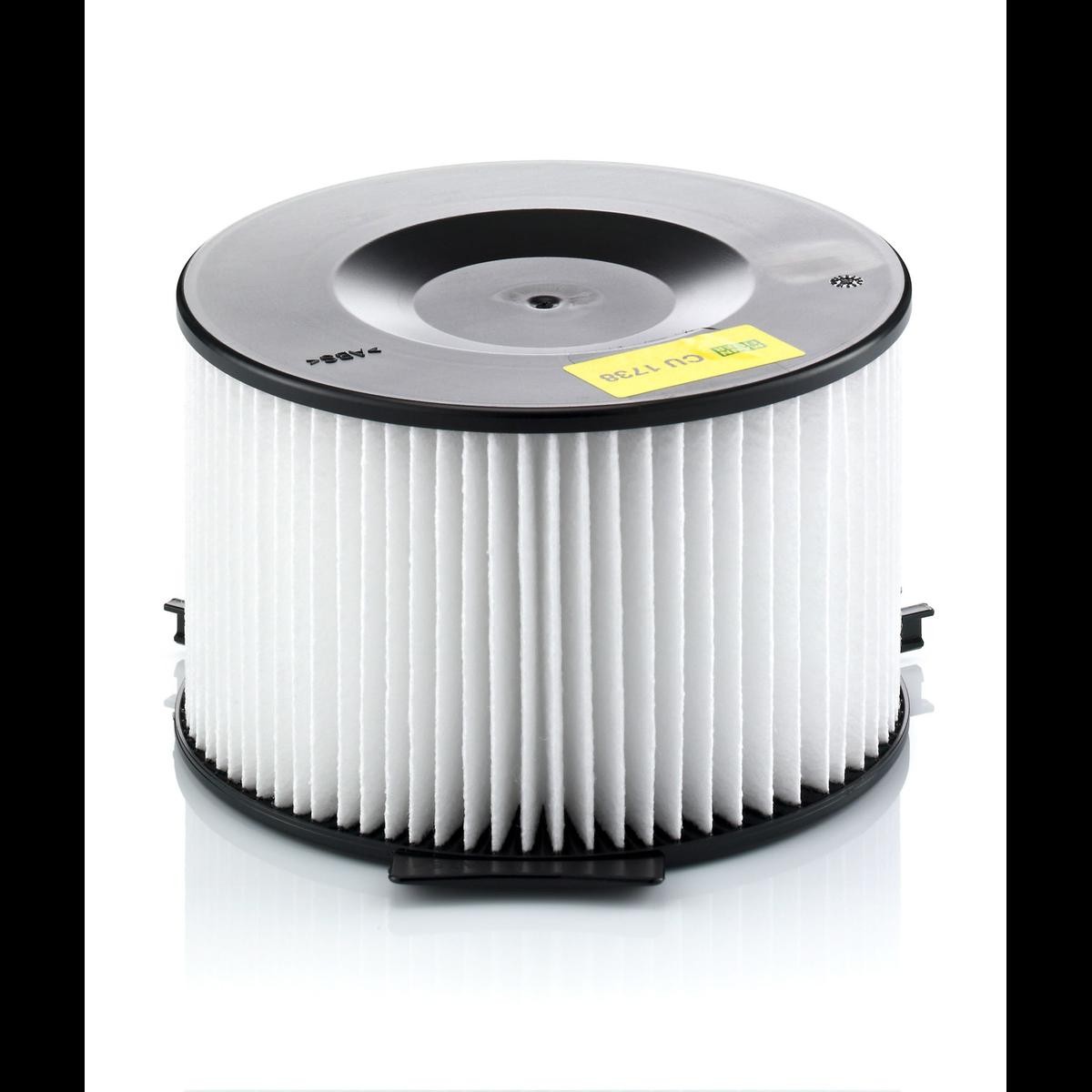 MANN-FILTER Particulate Filter x 102 mm Height: 102mm Cabin filter CU 1738 buy