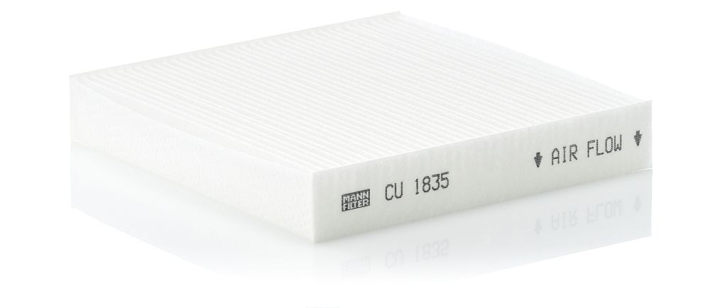MANN-FILTER CU1835 Air conditioner filter Particulate Filter, 179 mm x 184 mm x 30 mm