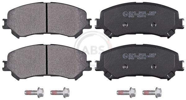 22347 A.B.S. without integrated wear sensor Height 1: 58,7mm, Width 1: 142mm, Thickness 1: 18,5mm Brake pads 35145 buy