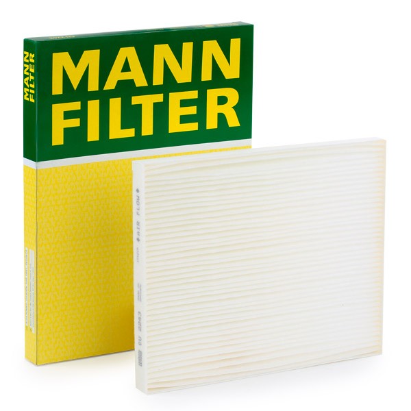 MANN-FILTER CU 2243 Pollen filter Particulate Filter, 265 mm x 215 mm x 21 mm