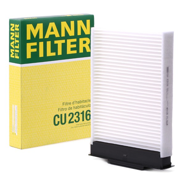 MANN-FILTER Air conditioning filter CU 2316 for RENAULT MEGANE