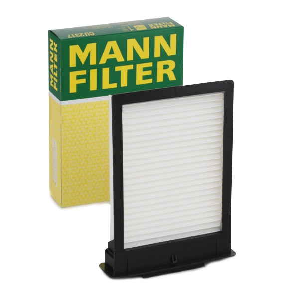 MANN-FILTER Particulate Filter, 223 mm x 163 mm x 44 mm Width: 163mm, Height: 44mm, Length: 223mm Cabin filter CU 2317 buy