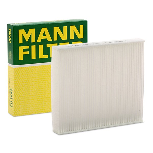 MANN-FILTER Filtro particellare, 235 mm x 210 mm x 35 mm Largh.: 210mm, Alt.: 35mm, Lunghezza: 235mm Filtro antipolline CU 2440 acquisto online