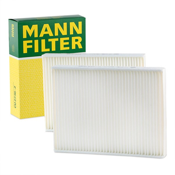 MANN-FILTER Pollen filter CU 2736-2 BMW 5 Series 2003