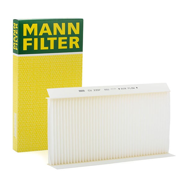 MANN-FILTER CU 3337 Pollen filter Particulate Filter, 331 mm x 164 mm x 30 mm