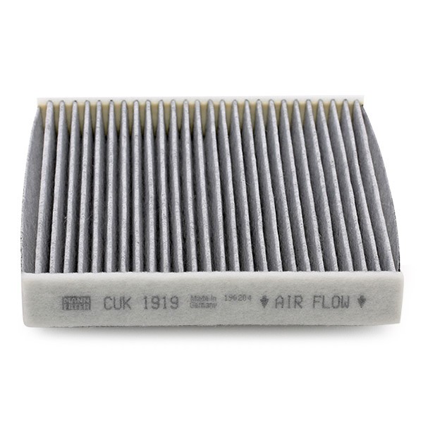 MANN-FILTER CUK1919 Air conditioner filter Activated Carbon Filter, 194 mm x 215 mm x 30 mm