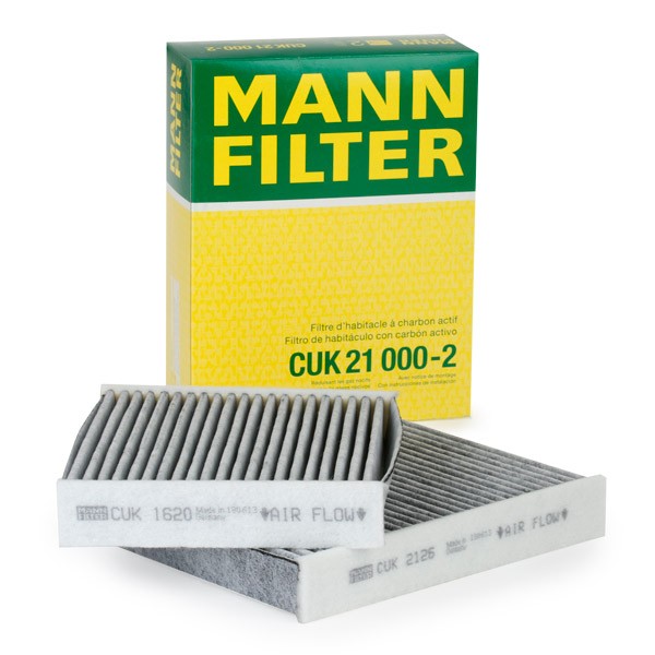 Pollen filter MANN-FILTER CUK 21 000-2 - Citroen C3 Heating system spare parts order