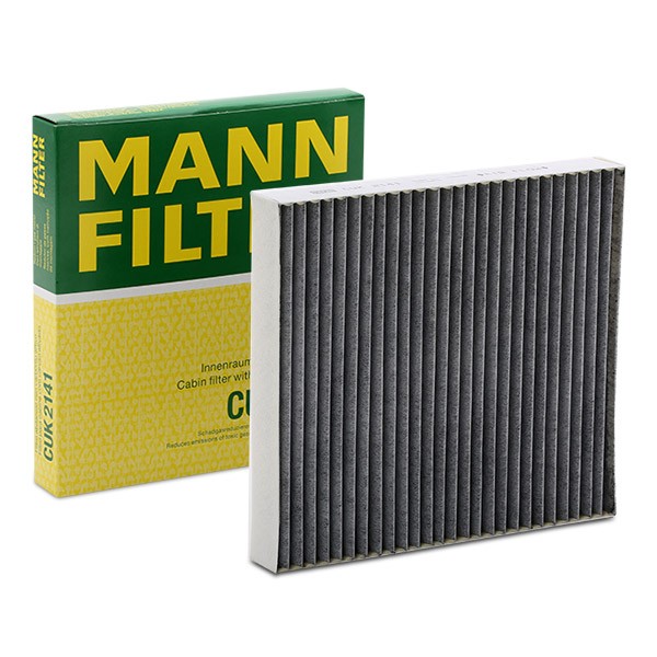 MANN-FILTER CUK 2141 Pollen filter Activated Carbon Filter, 216 mm x 200 mm x 30 mm