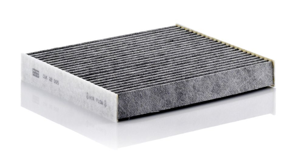 MANN-FILTER Activated Carbon Filter, 218 mm x 253 mm x 35 mm Width: 253mm, Height: 35mm, Length: 218mm Cabin filter CUK 22 005 buy