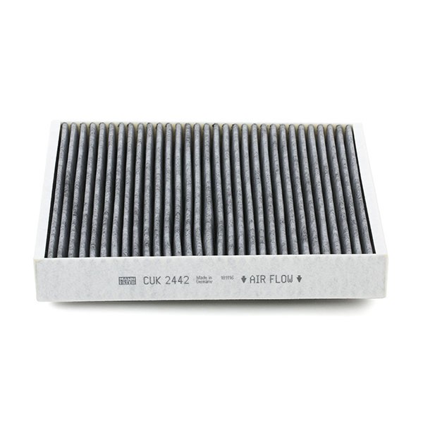 MANN-FILTER CUK2442 Air conditioner filter Activated Carbon Filter, 240 mm x 204 mm x 36 mm