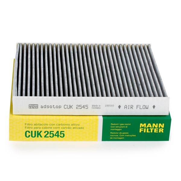 Pollen filter MANN-FILTER CUK 2545 - Škoda ROOMSTER Ventilation system spare parts order