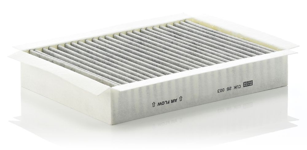 MANN-FILTER Activated Carbon Filter, 250 mm x 184 mm x 42 mm Width: 184mm, Height: 42mm, Length: 250mm Cabin filter CUK 26 003 buy