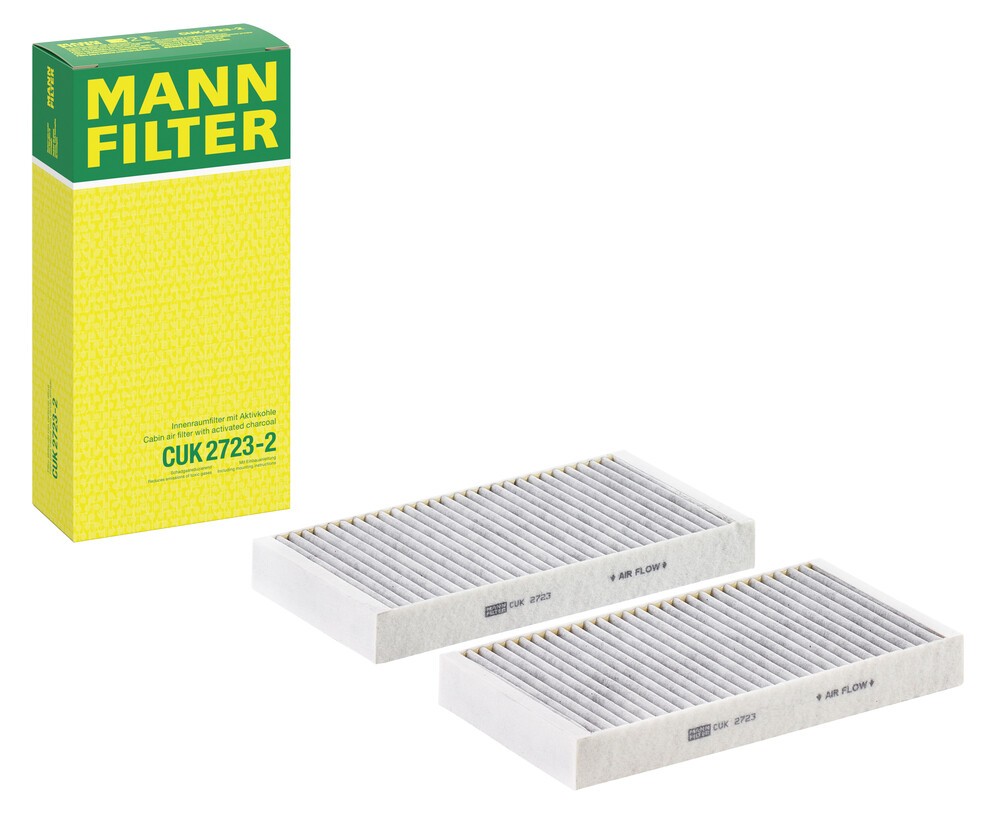 MANN-FILTER Filtre d'habitacle RENAULT CUK 2723-2 272770001R,272772951R,272772972R 272778773R