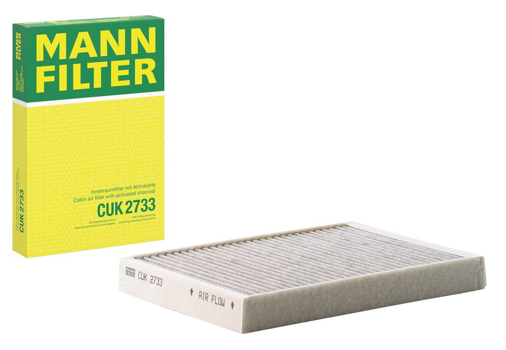MANN-FILTER Kupéfilter VOLVO,LAND ROVER,JAGUAR CUK 2733 02C2Z32298,C2Z32298,JKR500020 6G9N180543BA,6G9N19N619BA,6G9N19N619BD,LR000899,LR000901