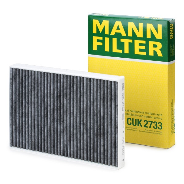 Mann-Filter CUK 2733 Cabin Filter With Activated Charcoal for select Volvo S80 models 