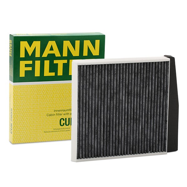 MANN-FILTER Activated Carbon Filter, 278 mm x 248 mm x 38 mm Width: 248mm, Height: 38mm, Length: 278mm Cabin filter CUK 2855 buy