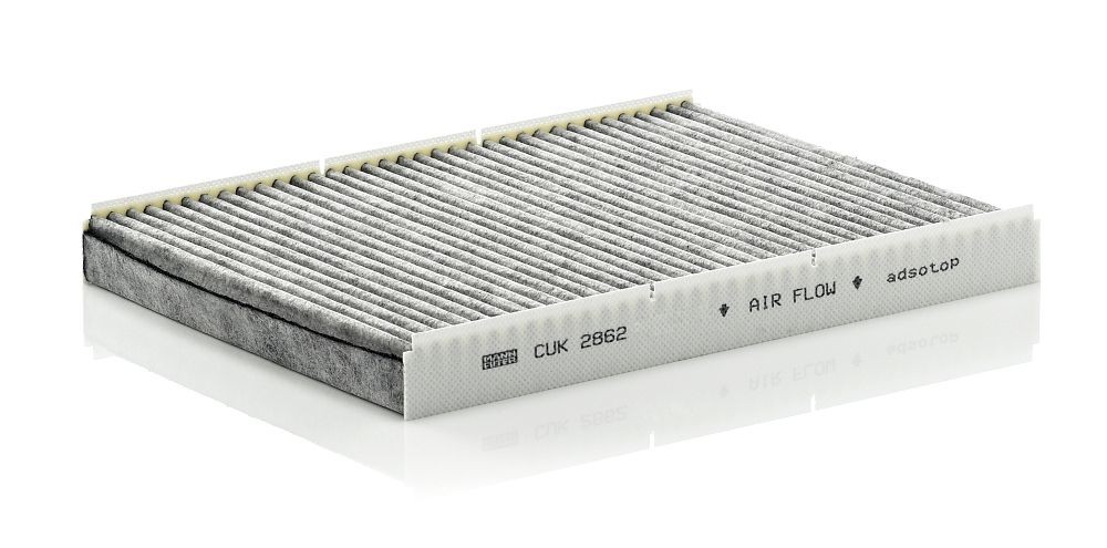 MANN-FILTER CUK2862 Air conditioner filter Activated Carbon Filter, 280 mm x 206 mm x 30 mm