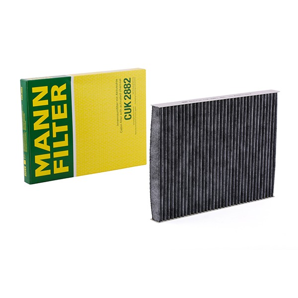 MANN-FILTER CUK 2882 Pollen filter Activated Carbon Filter, 281 mm x 206 mm x 25 mm