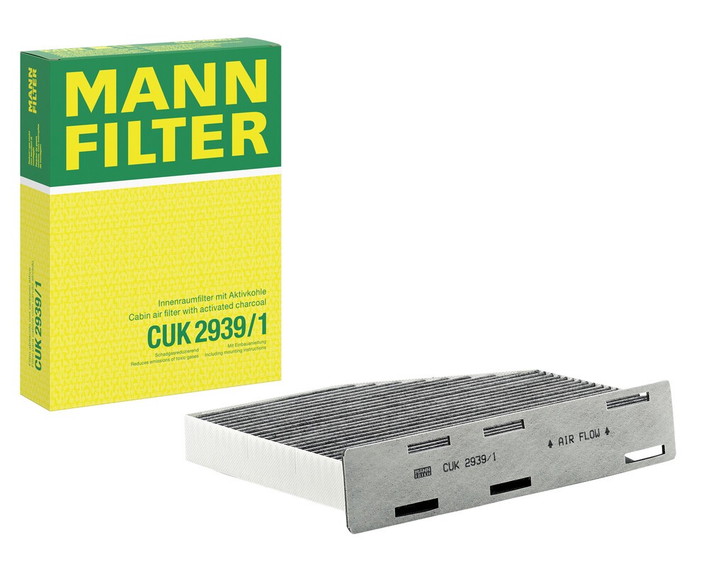 MANN-FILTER Kupéfilter VW,AUDI,SKODA CUK 2939/1 1K2819653,1K2819653A,1K2819653B