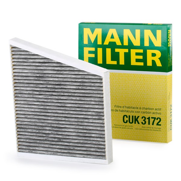 Buy Pollen filter MANN-FILTER CUK 3172 - MERCEDES-BENZ Air conditioning parts online