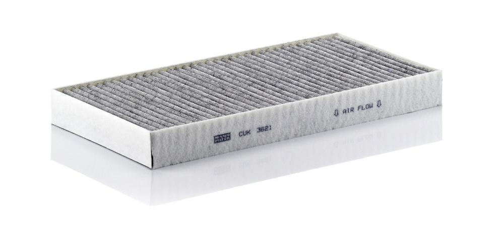 MANN-FILTER Activated Carbon Filter, 363, 360 mm x 178 mm x 35 mm Width: 178mm, Height: 35mm, Length: 363, 360mm Cabin filter CUK 3621 buy