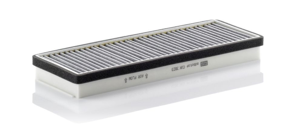 MANN-FILTER Activated Carbon Filter, 390 mm x 140 mm x 40 mm Width: 140mm, Height: 40mm, Length: 390mm Cabin filter CUK 3823 buy