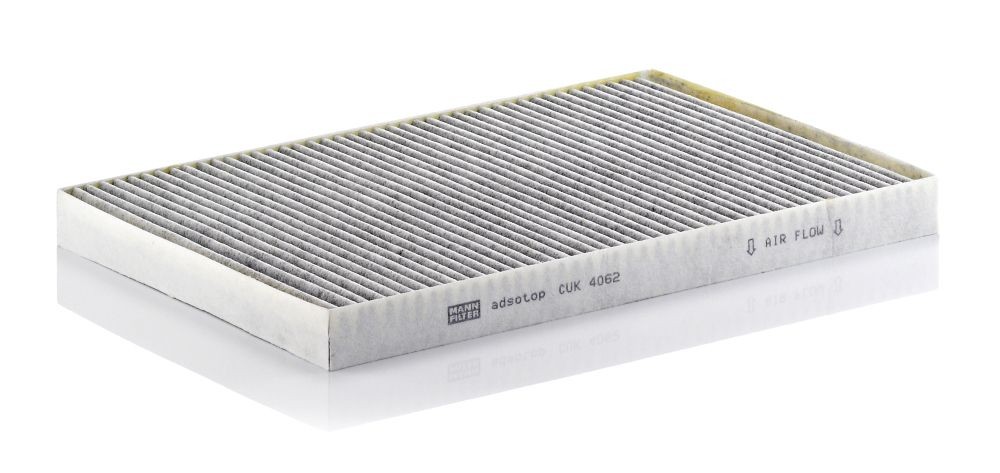 MANN-FILTER Activated Carbon Filter, 395 mm x 255 mm x 30 mm Width: 255mm, Height: 30mm, Length: 395mm Cabin filter CUK 4062 buy