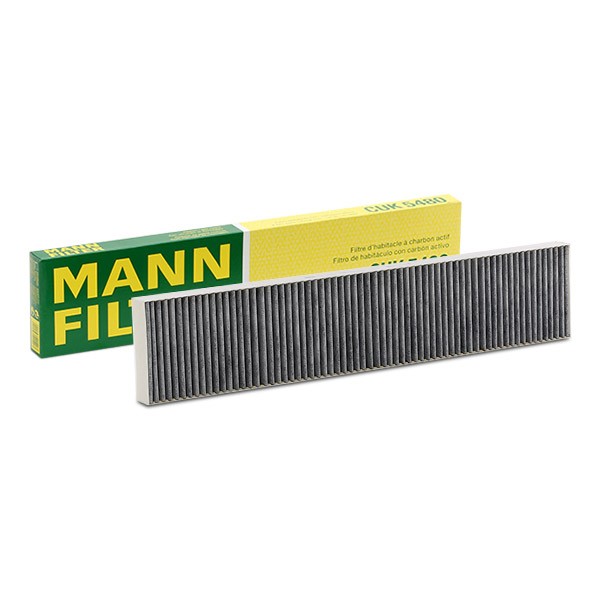 MANN-FILTER Activated Carbon Filter, 536 mm x 111 mm x 30 mm Width: 111mm, Height: 30mm, Length: 536mm Cabin filter CUK 5480 buy