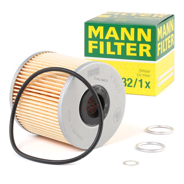 MANN-FILTER Oil filter H 1032/1 x for Audi A8 D2