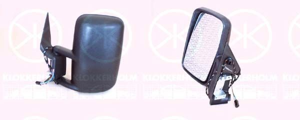 35461041 KLOKKERHOLM Side mirror MERCEDES-BENZ Left, Heatable, Convex, for electric mirror adjustment