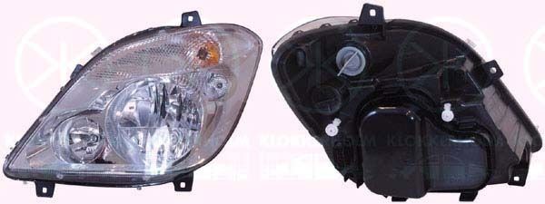 KLOKKERHOLM Right, H7/H7 Vehicle Equipment: for vehicles with headlight levelling Front lights 35470122A1 buy