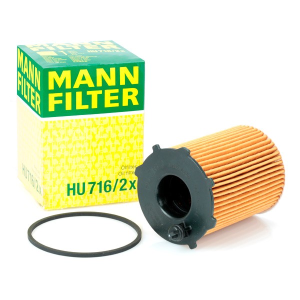 MANN-FILTER HU 716/2 x Oil filter FORD Mondeo Mk5 Hatchback (CE)