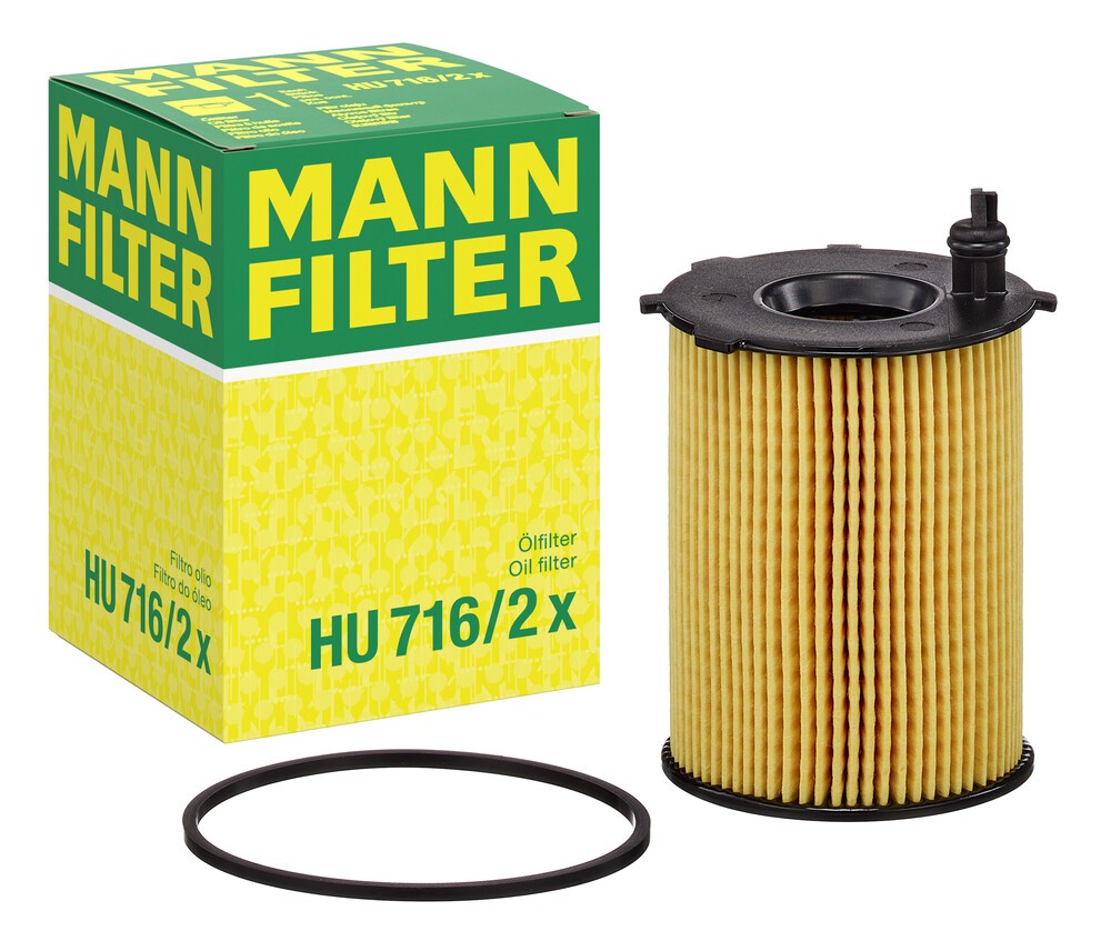 MANN-FILTER Filtre à huile FORD,FIAT,PEUGEOT HU 716/2 x 11427805978,1109AY,1109T3 Filtre d'huile 1109Y2,1109Z6,1680233480,1687120580,9641837780,1109AY