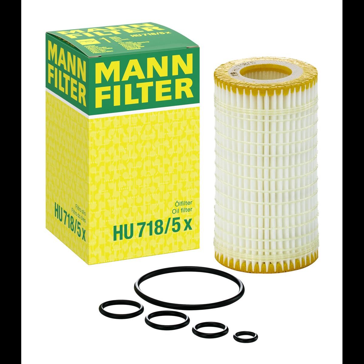 HU7185x Filtro olio motore MANN-FILTER HU 718/5 x - Prezzo ridotto