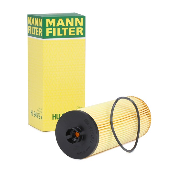 MANN-FILTER HU 945/2 x Ölfilter für MERCEDES-BENZ AXOR 2 LKW in Original Qualität