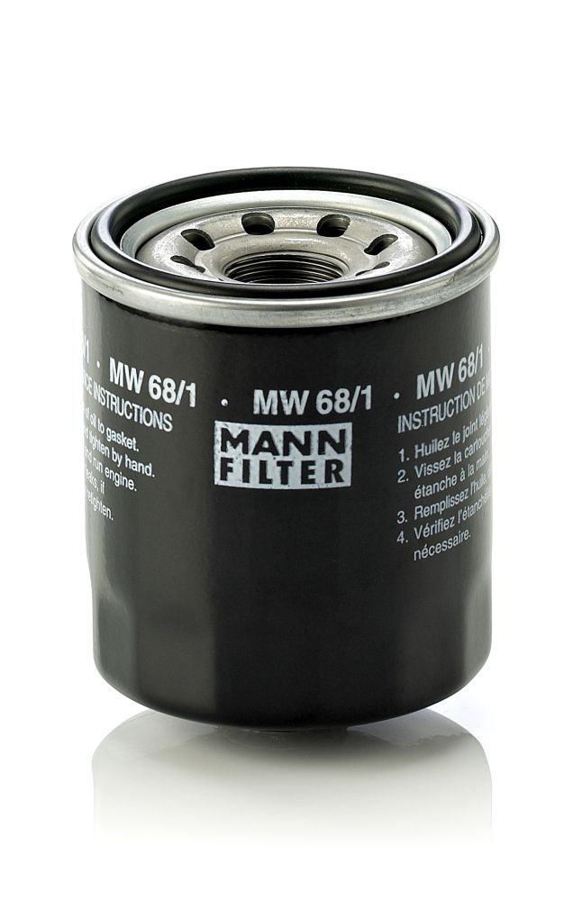 MANN-FILTER MW 68/1 Oil filter M 20 X 1.5, with one anti-return valve, Spin-on Filter