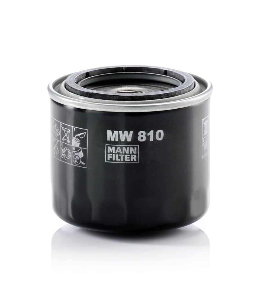 MANN-FILTER M 20 X 1.5, with one anti-return valve, Spin-on Filter Ø: 82mm, Height: 74mm Oil filters MW 810 buy