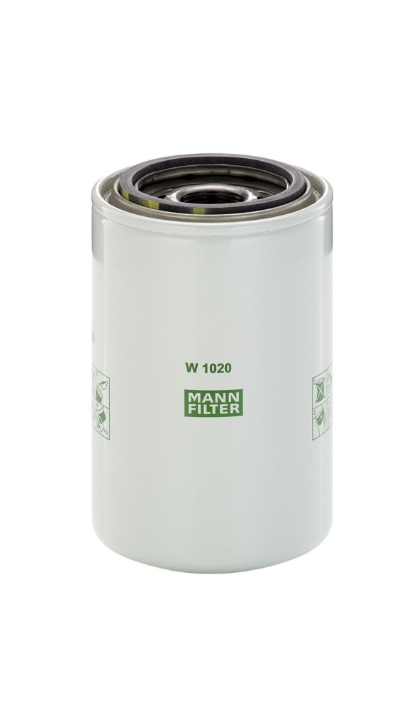 MANN-FILTER W 1020 Oil filter 1-16 UN - 2B, Spin-on Filter