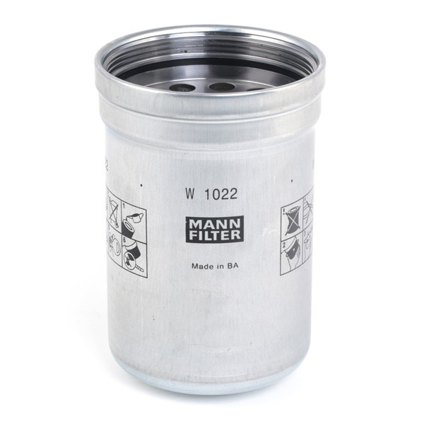 W1022 Oil filter W 1022 MANN-FILTER M 92 X 2.5, Spin-on Filter