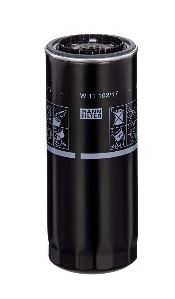 MANN-FILTER W11102/17 Oil filter 5 W 3407