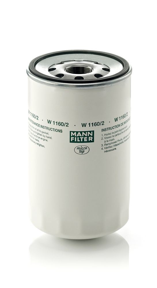 MANN-FILTER 1 1/8-16 UN, Spin-on Filter Ø: 108mm, Height: 178mm Oil filters W 1160/2 buy