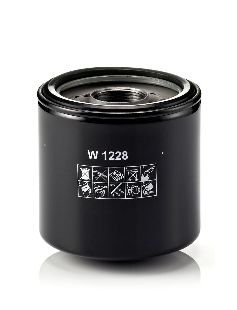 MANN-FILTER W1228 Oil filter 89714-82701